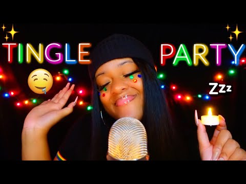 26 MINUTES OF TINGLY BRAIN MELTING ASMR 🤤✨🎂 Tingle Party for My Birthday ♡🎉🎊 (Fall Asleep 😴)