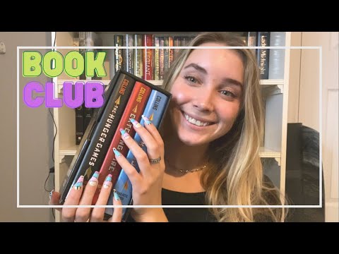 📚ASMR Book Club ~ 🔪The Hunger Games! ~ tapping and whispering