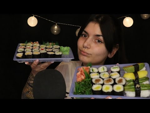 (Magyar ASMR) Sushi Mukbang | Kérdezz-felelek