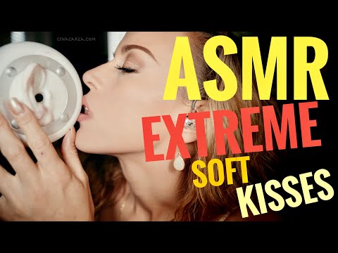 ASMR Gina Carla 👄💋 Soft Ear Kisses! 60fps