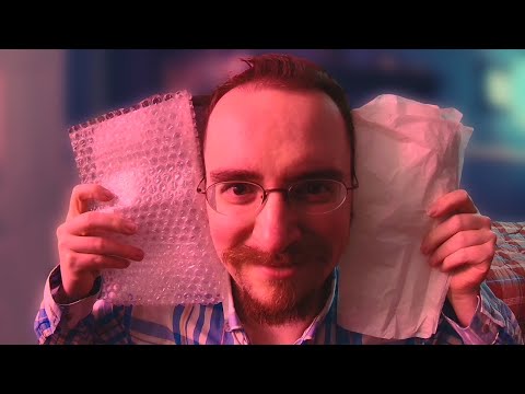 ASMR | Gift Wrapping 🎁 Your Ears 👂 - Personal Attention, Crinkles
