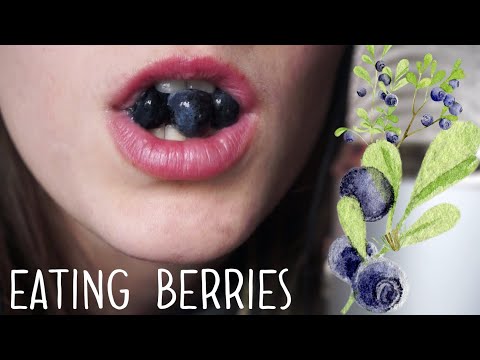 ASMR EATING BERRIES (mouth sounds)
