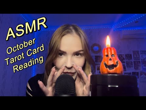 ASMR Relaxing October Tarot Reading 🎃 Halloween Special