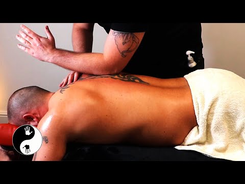 [ASMR] Deep Tissue Back Massage with Former Royal Marine Commando [No Talking][Full]