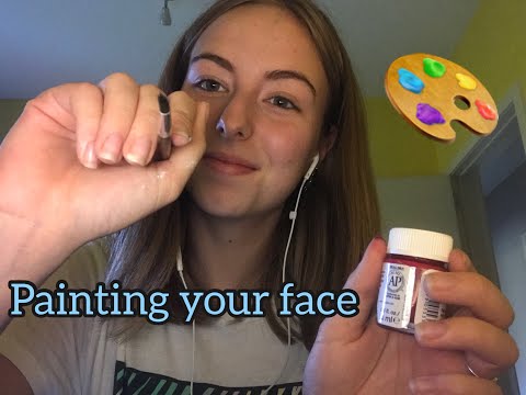 Asmr| Painting your face Roleplay