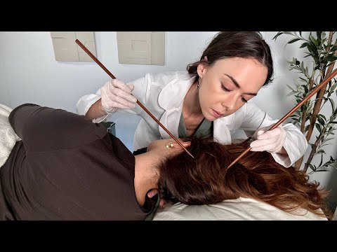 ASMR Real Person Scalp Exam,Hair Sounds, Brushing Sensations,Whisper Medical Role Play​⁠@ivybasmr