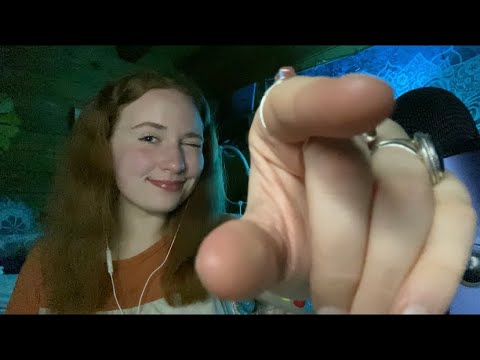 ASMR / Removing Negative Energy 💙 + singing bowl and gum chewing !