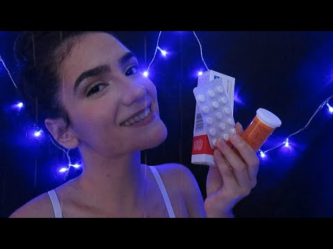 ASMR Roleplay farmacêutica - sons de remédios/ embalagens/ sussurros