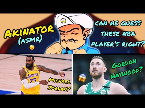 Can He Guess These NBA Players??? 🏀 (ASMR) Akinator