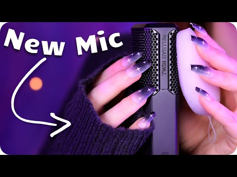 ASMR *NEW Mic* 9 Brain Tingling Triggers for Deeeep Relaxation (No Talking)