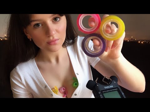 ASMR Scotch & Sticky Sounds 🧠 ASMR ITA 🇮🇹 || Звуки Скотча & Изоленты 🌙