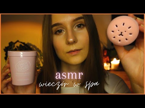 asmr po polsku 🌙 wieczór w SPA 🧖🏻‍♀️ ROLEPLAY *masaż twarzy & głowy* (polish whisper, massage)