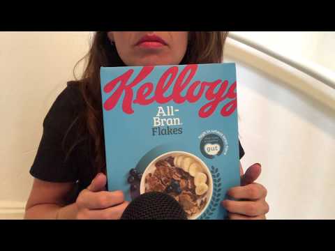 ASMR - Slow tapping on cereal boxes - No talking - Tingles - Queen of Tapping ASMR