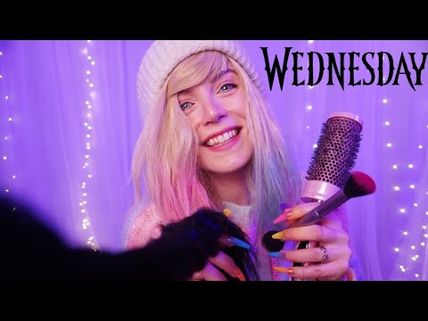 ASMR Enid Measures You And Gets You Ready for The Poe Cup ¦ ASMR WEDNESDAY NETFLIX ROLEPLAY