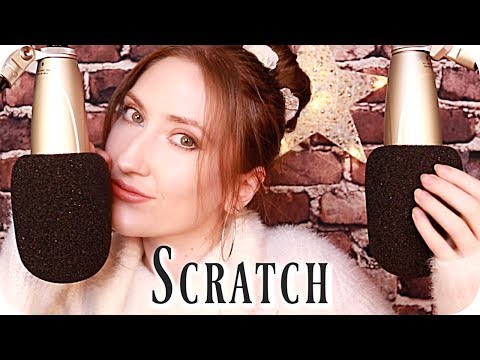 ASMR Mic Scratching & Ear to Ear Whispering Close Up 🤍 New Scratchy Windshields for Brain Tingles 🤤