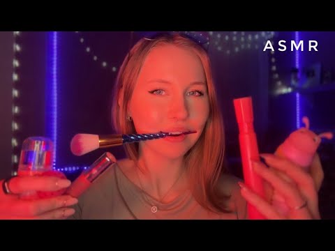 ASMR~1HR Pink Trigger Assortment With Clicky Mouth Sounds For Sleep And Tingles✨