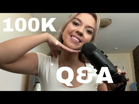 ASMR| 100K Q & A! Answering All Your Questions- 30 Minute Whisper Ramble