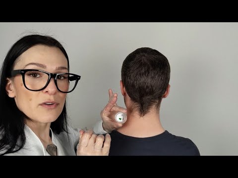 ASMR Dermatologist Neck Products Testing / Check Up *Online Lesson*
