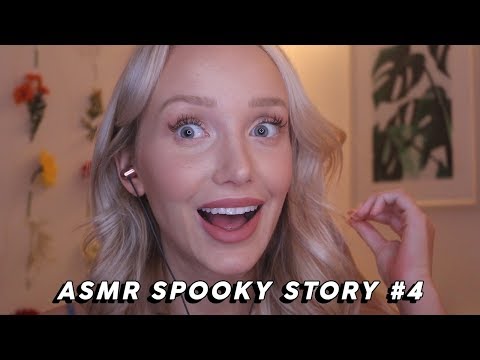 ASMR Whispered Spooky Story #4 (Binaural Ear To Ear Reading + Page Turning) | GwenGwiz