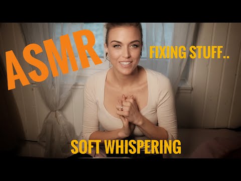 ASMR Gina Carla 👖 Soft Noises! Fixing Pants! Soft Whispering!