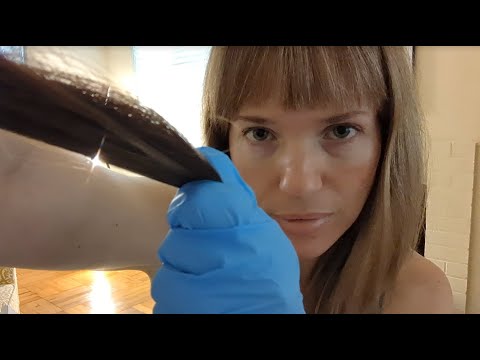 ASMR Hair Play, Hair Pulling Therapy, and Scalp Touching