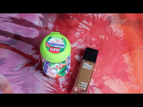 Maybelline Foundation Tapping ASMR Mentos Gum Sounds
