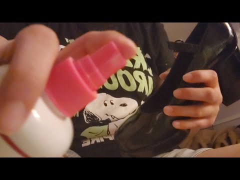 ASMR finger tapping and gripping/grasping random objects