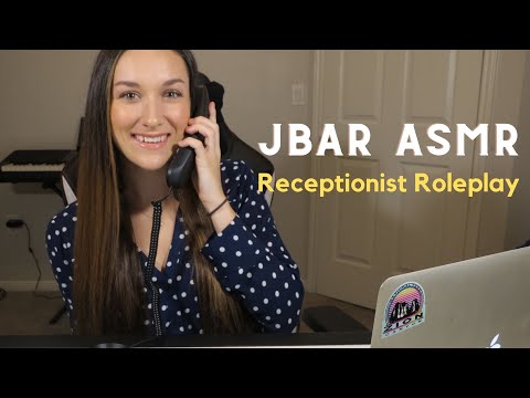 Doctor's Office Receptionist | ASMR Roleplay | soft spoken | typing