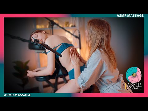 Chair Massage for Beautiful Barbie. ASMR by Olga