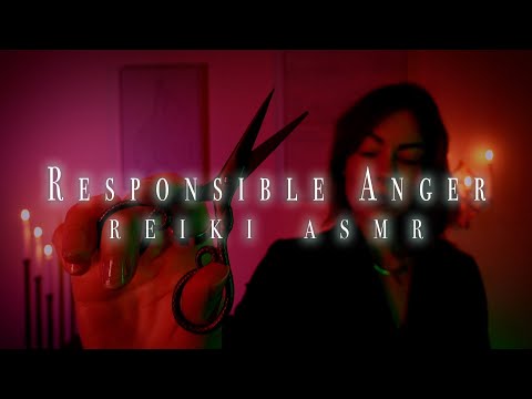 Clearing Anger Meridians | Aura | Body | Consciousness | Cord Cutting | Reiki with ASMR