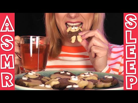 Superb Eating & Drinking Sounds | ASMR | Homemade 🐑 Cookies & Tea 😃