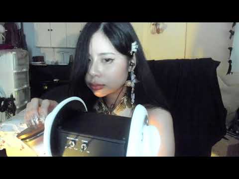 [ASMR Audio] Super Tingly Ear Massage + 3dio Tapping and Scratching ~!