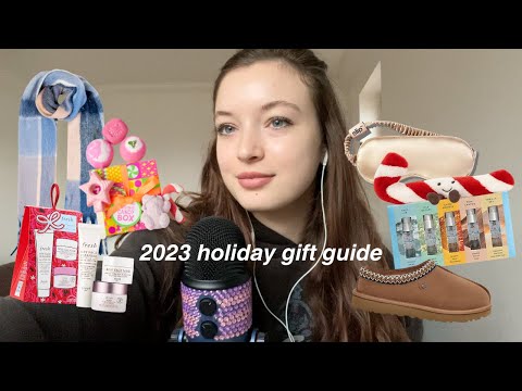 ASMR holiday gift guide & close up whisper ⋆⁺₊❅⋆Christmas gift ideas for everyone⋆⁺₊❅⋆