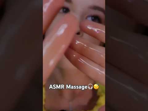 ASMR Massage mouth sounds Липкий массаж и звуки рта
