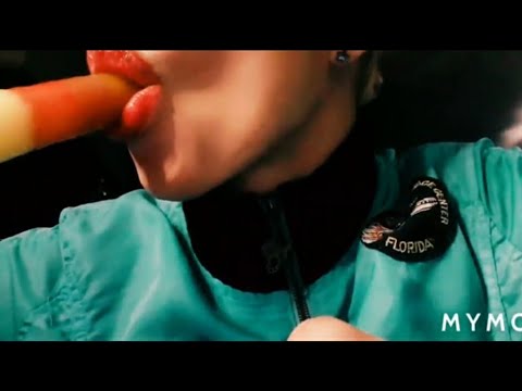 ASMR Sucking & Licking My Popsicle Mouth sounds