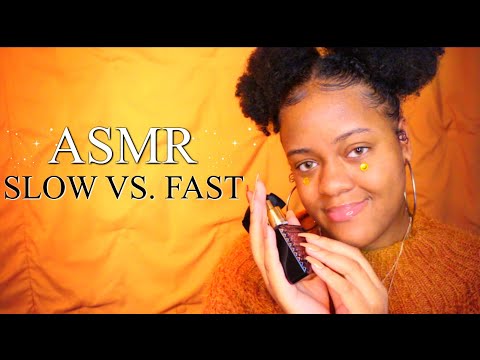 SLOW VS. FAST ASMR ✨: 💙 TESTING YOUR TINGLES ⚡