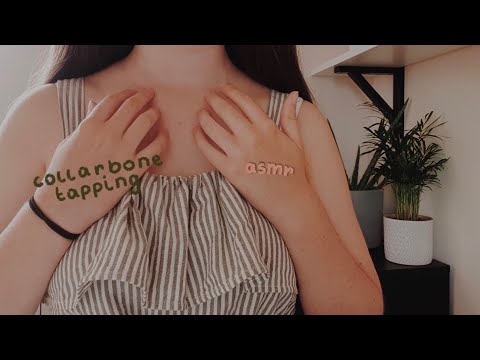 ASMR collarbone and neck tapping