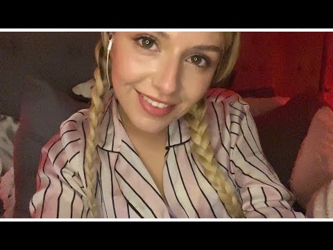 ASMR Settling down for a short Bedtime story with Mommy (pov)