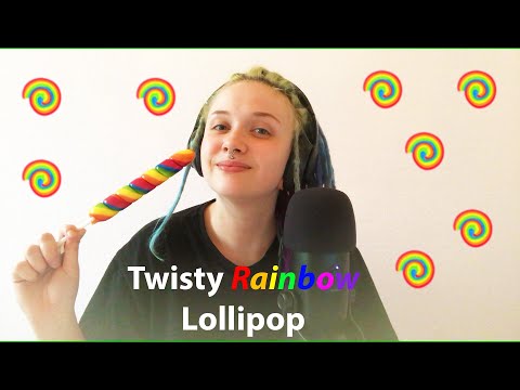 ASMR Twisty Rainbow Lollipop 🍭