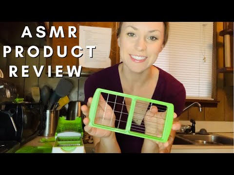 ASMR PRODUCT REVIEW | SUPER-SLICER FROM KITCHINTELLIGENCE | Product Review ASMR | Food Slicer