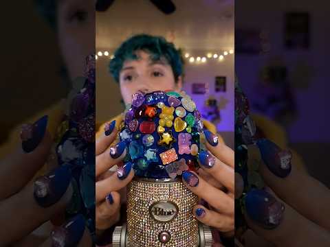 Rate My Candy Mic Cover ✨️🐻🌈🍬🍭 #asmr #asmrtapping #micscratching
