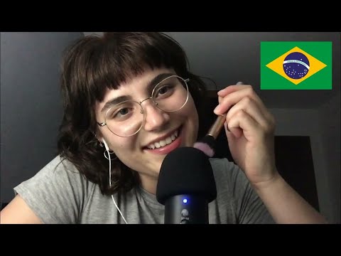 ASMR teaching you Brazilian Portuguese 🇧🇷 (soft spoken & pencil movements) •02