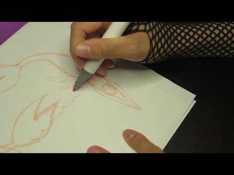 ASMR Drawing Mermaids with Markers🧜‍♀️🎨