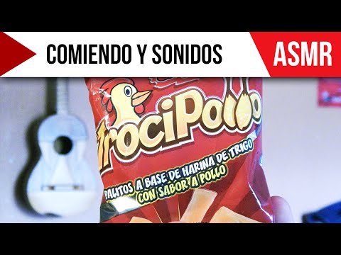 ASMR español: Comiendo SNACKS + Sonidos (Eating Sounds)