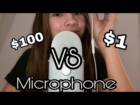 $100 VS $1 microphone~Tiple ASMR