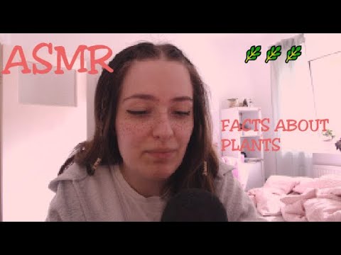 ASMR - Whisper Reading Facts about Plants 🌿 ( Close Whispers, Tongue Clicking ) 🌿