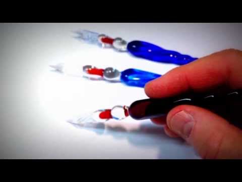 Glass Pens and Pilot Varsity - ASMR