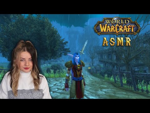 ASMR Relaxing Questing in Duskwood 🌳 World of Warcraft Classic (Whispering, Keyboard Sounds)