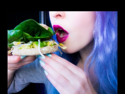 ASMR: Messy & Fat Sandwich ~ Relaxing Eating Sounds [No Talking | Vegan] 😻