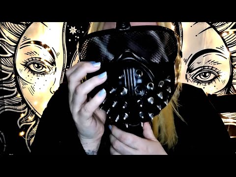 ASMR Mask mouth sounds (whispers and soft speaking)